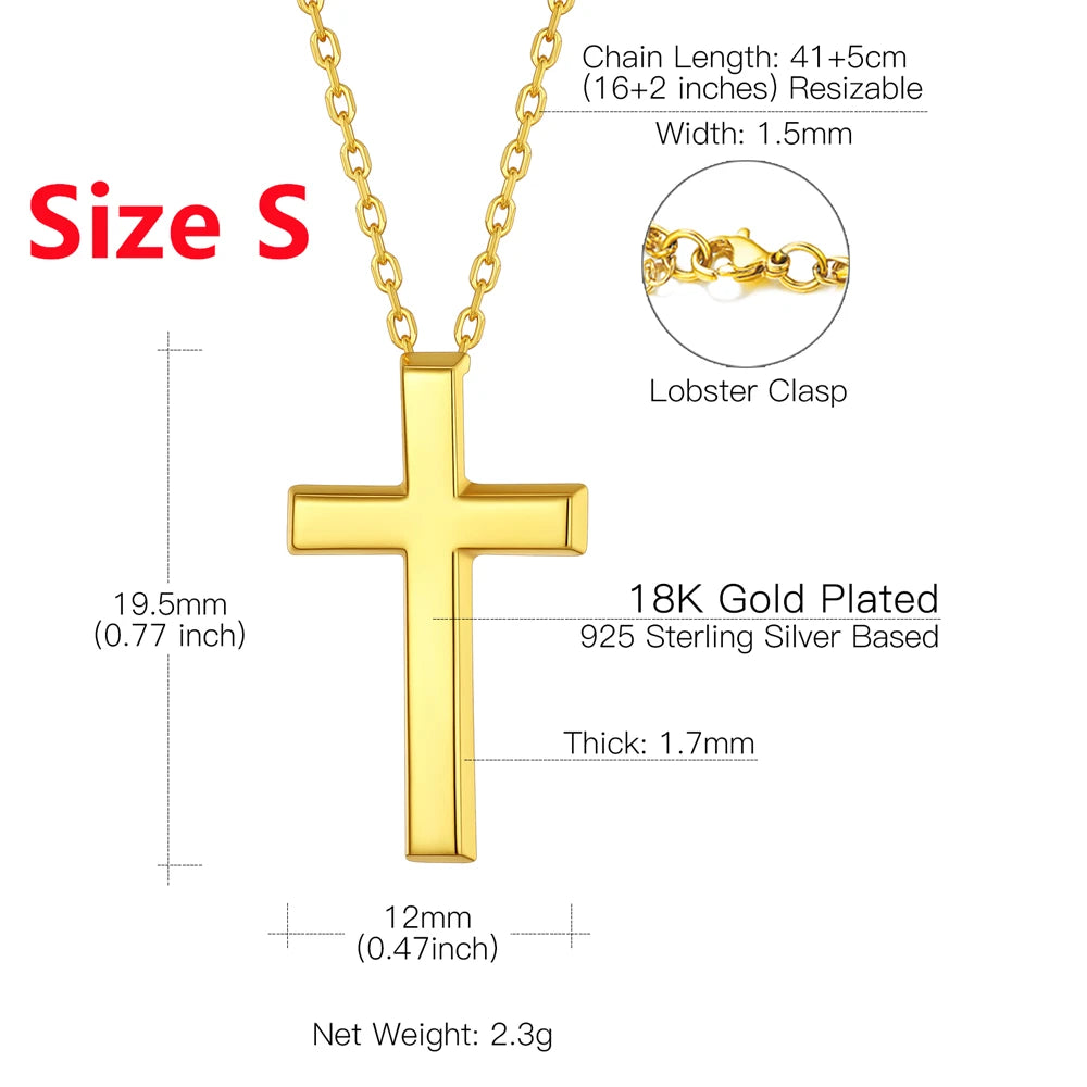 Jesus Kreuz Kette 925 Silber