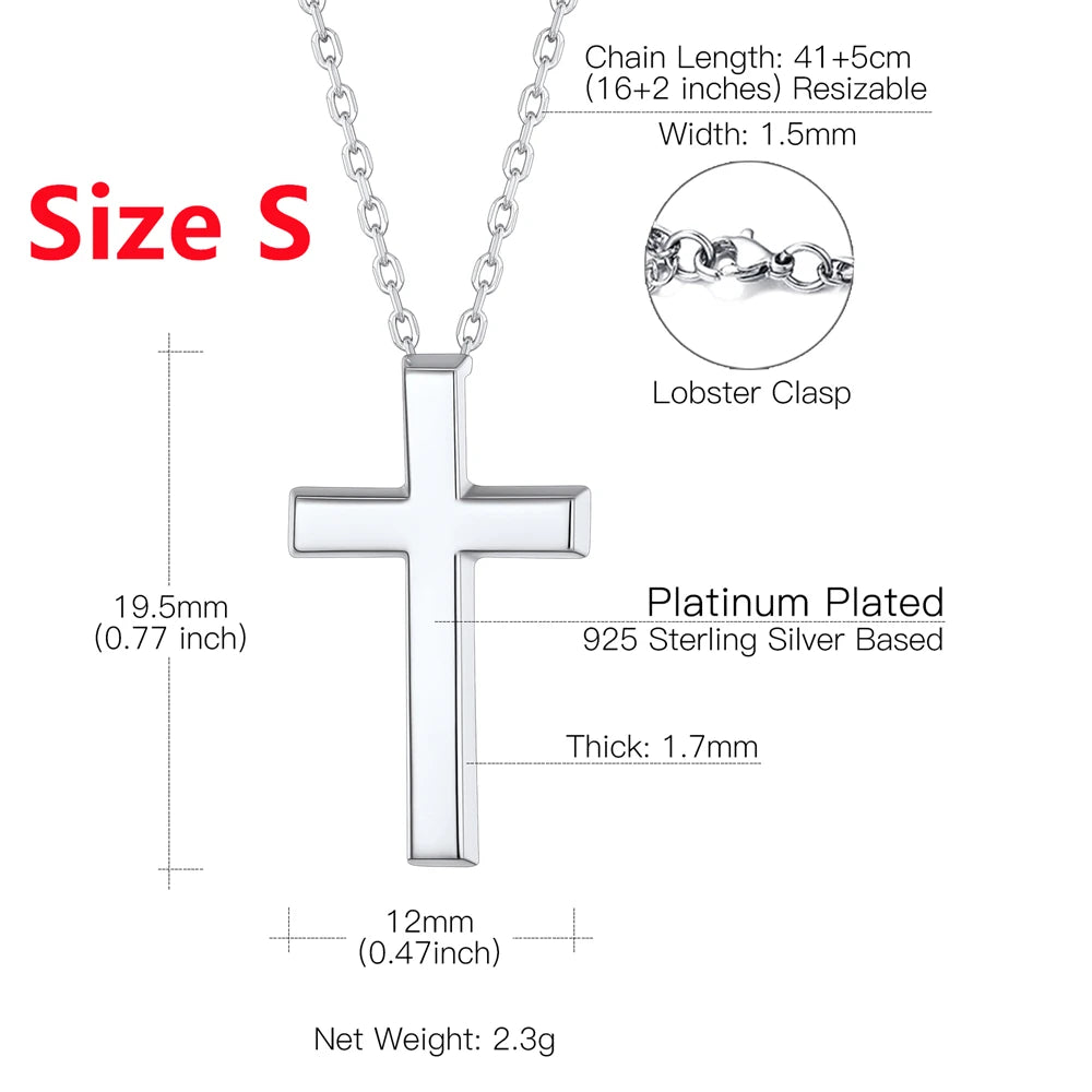 Jesus Kreuz Kette 925 Silber
